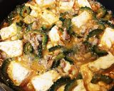 ゴーヤ入り麻婆豆腐作り方7写真