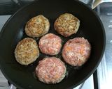 ふわふわジューシー豆腐入りハンバーグ作り方5写真