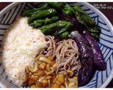 夏野菜の揚げ浸し with 蕎麦!作り方8写真