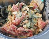 簡単♪美味♪夏野菜とゆで卵の和風サラダ作り方5写真
