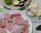 鶏肉とナスとピーマンのチーズ焼き作り方1写真