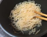 しらたきで濃厚たらこクリームパスタ風作り方2写真