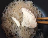 しらたきで濃厚たらこクリームパスタ風作り方3写真