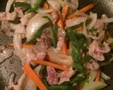 お蕎麦の焼きそば作り方2写真