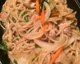 お蕎麦の焼きそば作り方4写真