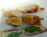 お弁当に簡単♪薄切りロースで3種野菜巻き作り方6写真