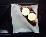 バナナあんこもちのおやつ焼き春巻き作り方5写真