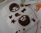 モンチッチのチョコプレート付マフィン作り方3写真