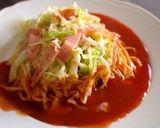 名古屋の味、あんかけパスタ作り方6写真