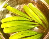 オクラと鶏肉炒め作り方1写真