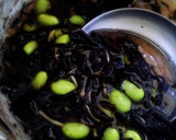 かぼちゃの煮物 ひじきと生姜のあんかけ作り方4写真