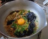 最速の納豆と味噌汁と卵の雑炊作り方7写真