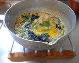 最速の納豆と味噌汁と卵の雑炊作り方9写真