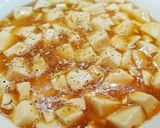 簡単時短節約　麻婆豆腐的　あんかけ豆腐作り方5写真
