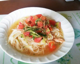 アレンジ素麺☆ツナトマきゅうりそうめん作り方5写真