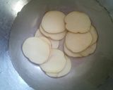 さつまいもの花びらにスイートポテトサラダ作り方1写真