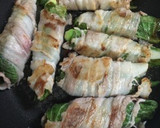 オクラと山芋とエゴマの葉の肉巻き作り方5写真