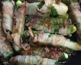 オクラと山芋とエゴマの葉の肉巻き作り方6写真