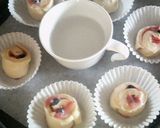 Berryとクリームチーズのまきまきパン作り方6写真