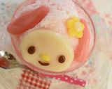 マイメロちゃんのカキ氷作り方7写真