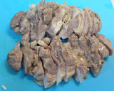 みょうがと蒸し鶏のあえもの作り方1写真