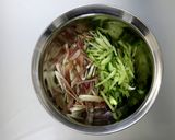 ミョウガときゅうりのつけ麺ダレあえ作り方5写真