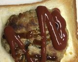 ハンバーグのサンドイッチ作り方3写真