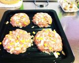 スタミナ、元気!ひまわりハンバーグ作り方3写真