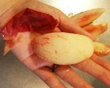 てぃんさんちの桃のむき方！作り方11写真