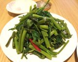 本格！お店の味！シャキシャキ空芯菜炒め作り方7写真