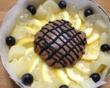 レモンのひまわりゼリーケーキ作り方11写真