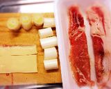 ☆簡単☆ネギのチーズin肉巻き作り方1写真