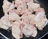 「白だし」で、鶏もも肉の炒め揚げ作り方3写真