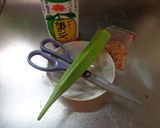 最速の薬効の高いオクラのタタキ作り方2写真