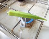 最速の薬効の高いオクラのタタキ作り方3写真