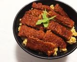 なんちゃって鰻の蒲焼きで♡うなたま丼作り方5写真