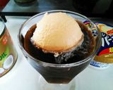コーヒーフロートにココナッツオイル♬作り方3写真