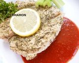 鶏むね肉でヘルシー✿簡単チキンの香草焼き作り方9写真