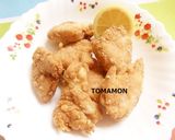 鶏むね肉でヘルシー✿鶏の唐揚げ白ごま入り作り方7写真