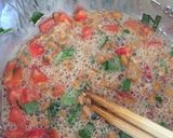 トマトと納豆のネバネバ冷しうどん作り方2写真