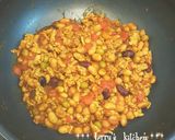 ひき肉&お豆さん&トマトのドライカレー♡作り方5写真