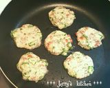 納豆✿山芋✿オクラのふわふわ磯辺焼き♪作り方4写真
