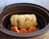 ジューシー！大きな油揚げの肉味噌巻き作り方6写真