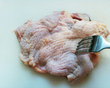 レンジで簡単❢ねぎ生姜の冷やし蒸し鶏作り方3写真