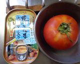 最小の熱量のトマトとさんま缶のそうめん作り方3写真
