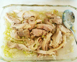 レンジで簡単❢ねぎ生姜の冷やし蒸し鶏作り方13写真
