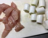 魚焼きグリルで・焼き鳥(ささみ&白ねぎ)作り方1写真