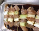 魚焼きグリルで・焼き鳥(ささみ&白ねぎ)作り方4写真