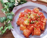 簡単！厚揚げでエビチリ！作り方6写真