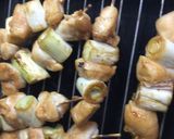 魚焼きグリルで・焼き鳥(ささみ&白ねぎ)作り方5写真